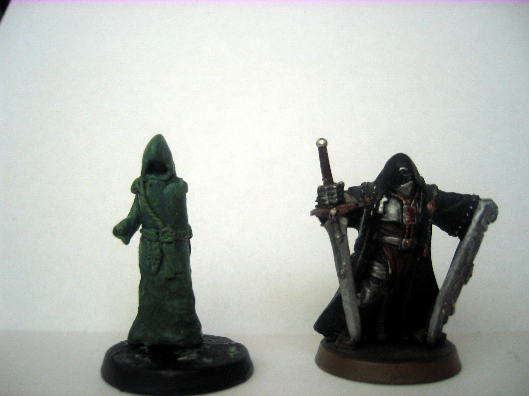 Crusader, Greenstuff, Henchman, Inquisitor, Robes, Scratch Build